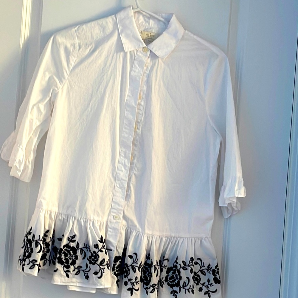 Kate Spade Summer Blouse 3/4 Sleeves